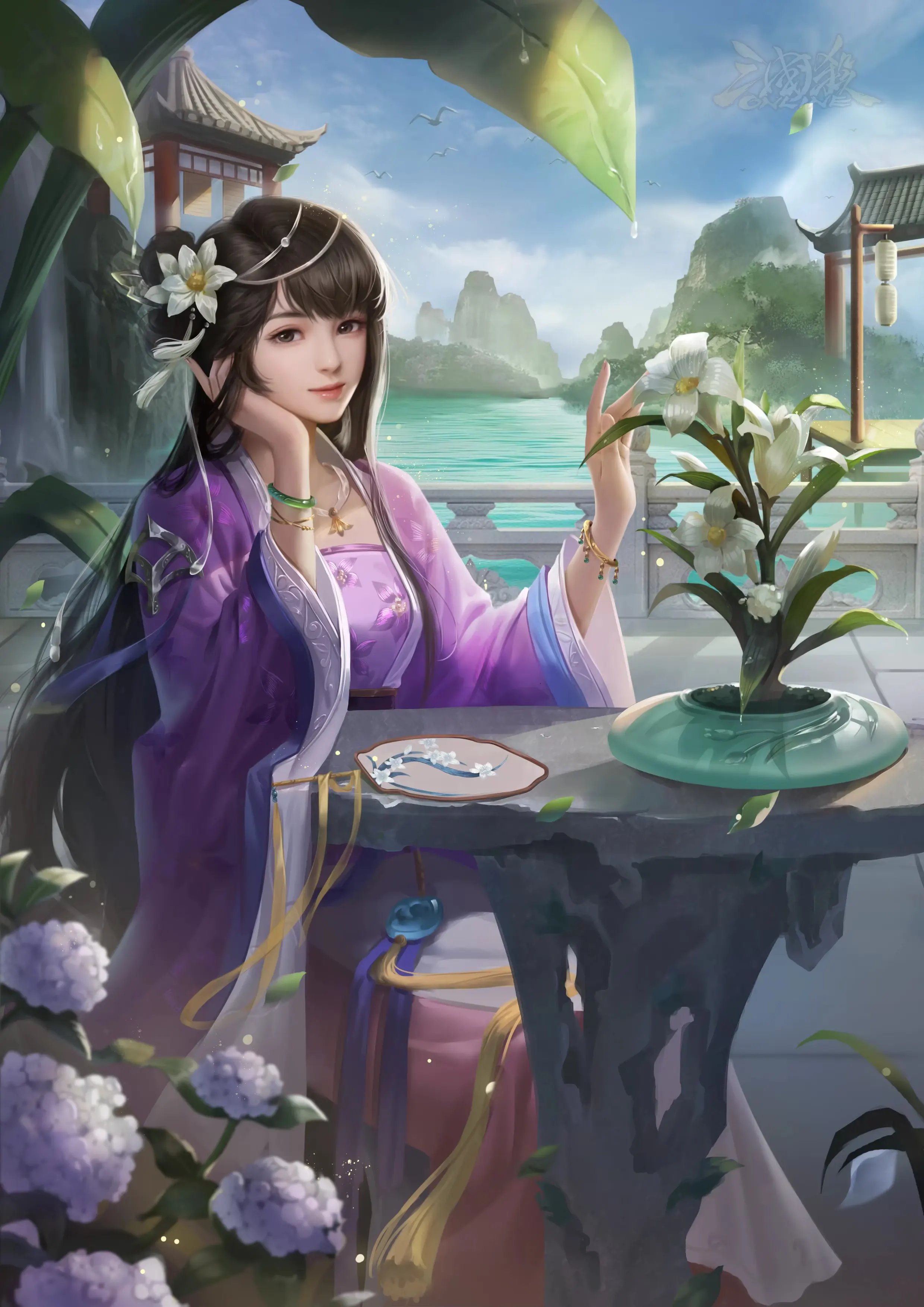 Mobile background image of the blog